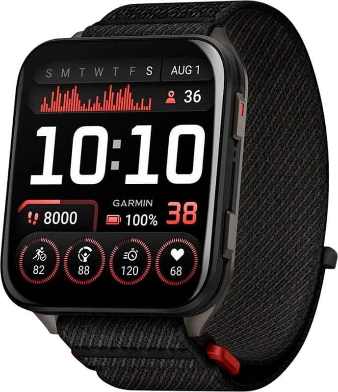 Смарт-часы Garmin Venu X1 Black with Slate Titanium Caseback и Black ComfortFit Nylon Band (010-02980-00/02/13)