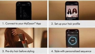 Стайлер Dyson Airwrap i.d. Multi-Styler and Dryer Straight to Wavy Amber Silk (123682-01)