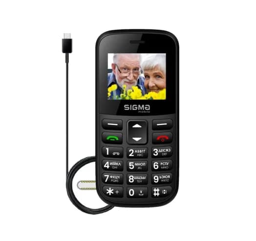 Мобільний телефон Sigma mobile Comfort 50 Easy Black