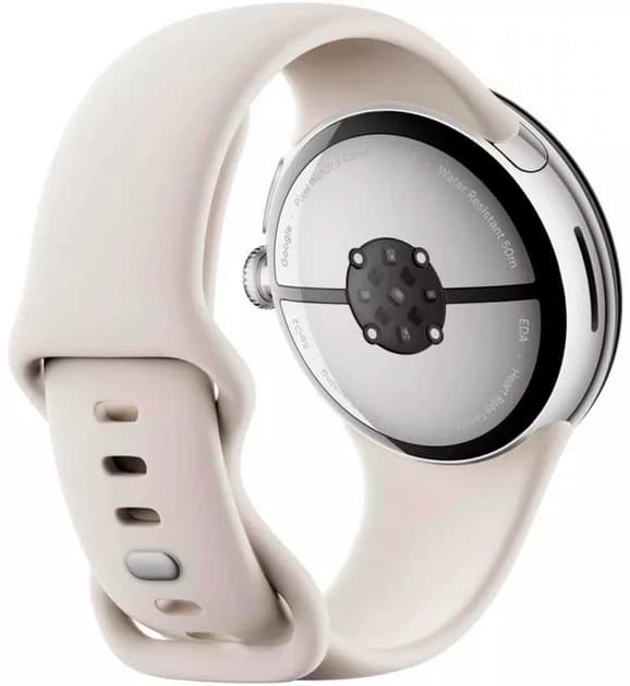 Π‘ΠΌΠ°ΡΡ-Π³ΠΎΠ΄ΠΈΠ½Π½ΠΈΠΊ Google Pixel Watch 4 45mm Wi-Fi Polished Silver Aluminum case / Porcelain Active Band