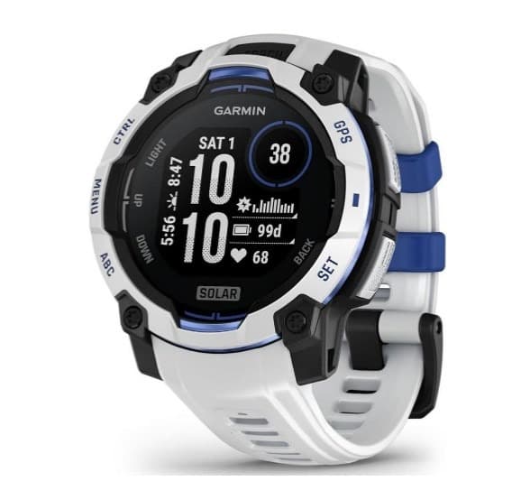 Π‘ΠΌΠ°ΡΡ-Π³ΠΎΠ΄ΠΈΠ½Π½ΠΈΠΊ Garmin Instinct 3 45mm Solar Whitestone with Whitestone Band (010-02934-03/43)