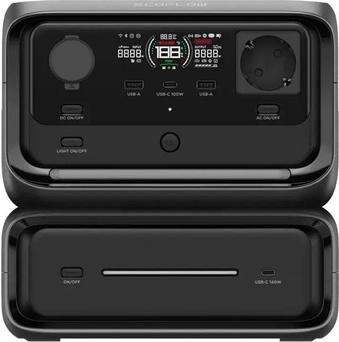 Комплект зарядної станції EcoFlow RIVER 3 Max (EFRIVER3Max-EU-CBOX)