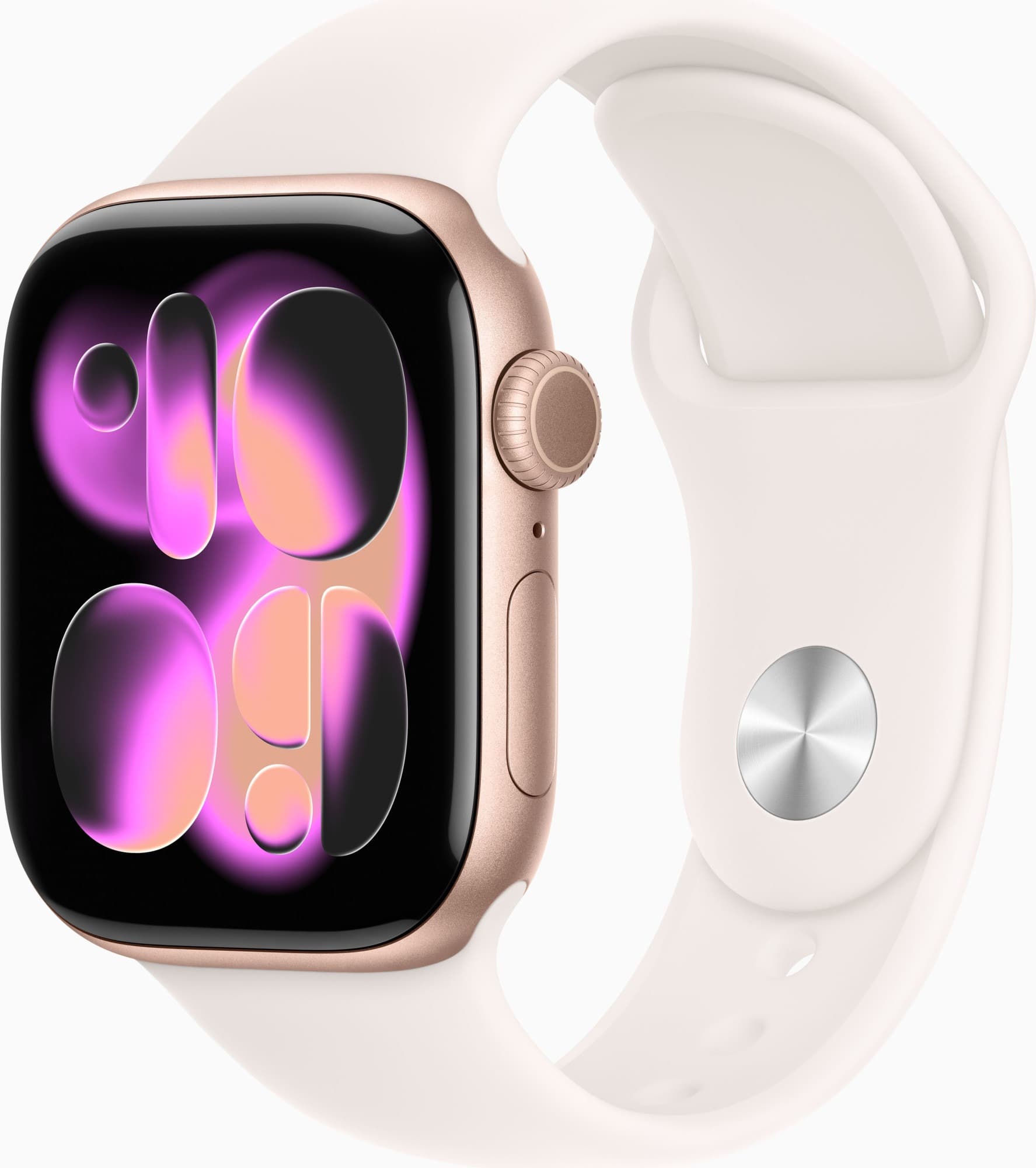 Смарт-годинник Apple Watch Series 11 GPS 42mm Rose Gold Alu. Case w. Light Blush S. Band - M/L (MEU44)