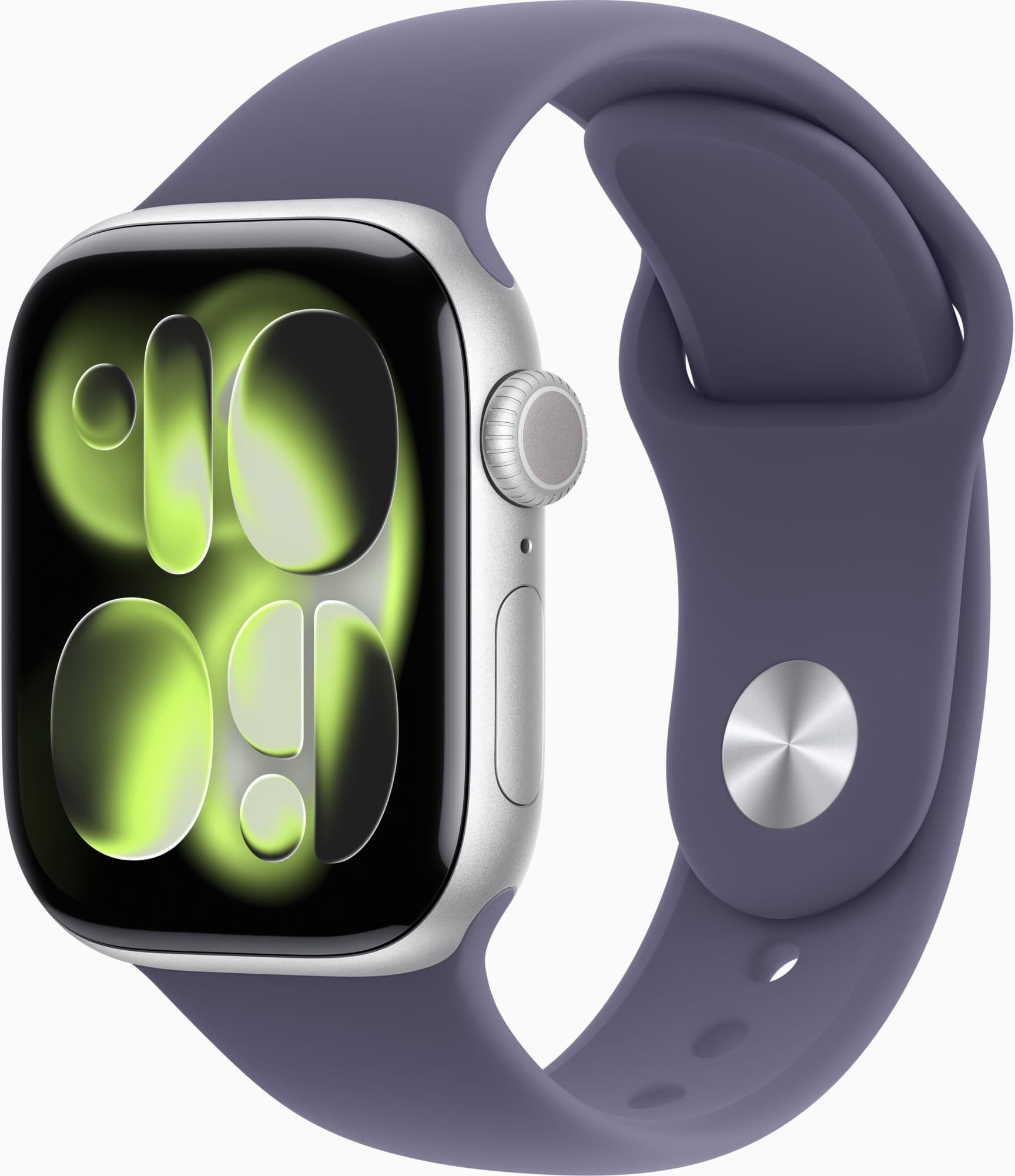 Смарт-годинник Apple Watch Series 11 GPS 42mm Silver Alu. Case w. Purple Fog S. Band - M/L (MEU74)