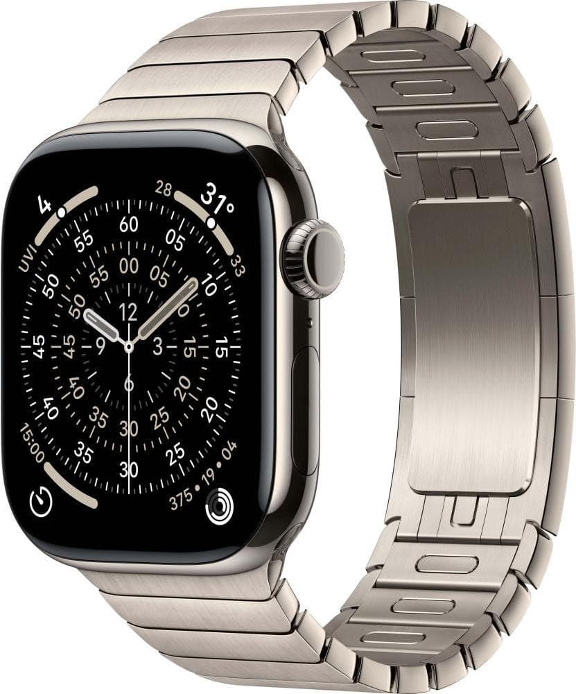 Смарт-годинник Apple Watch Series 11 GPS + Cellular 42mm Natural Tit. Case w. Natural Link Bracelet (MF9H4+MXMA3)