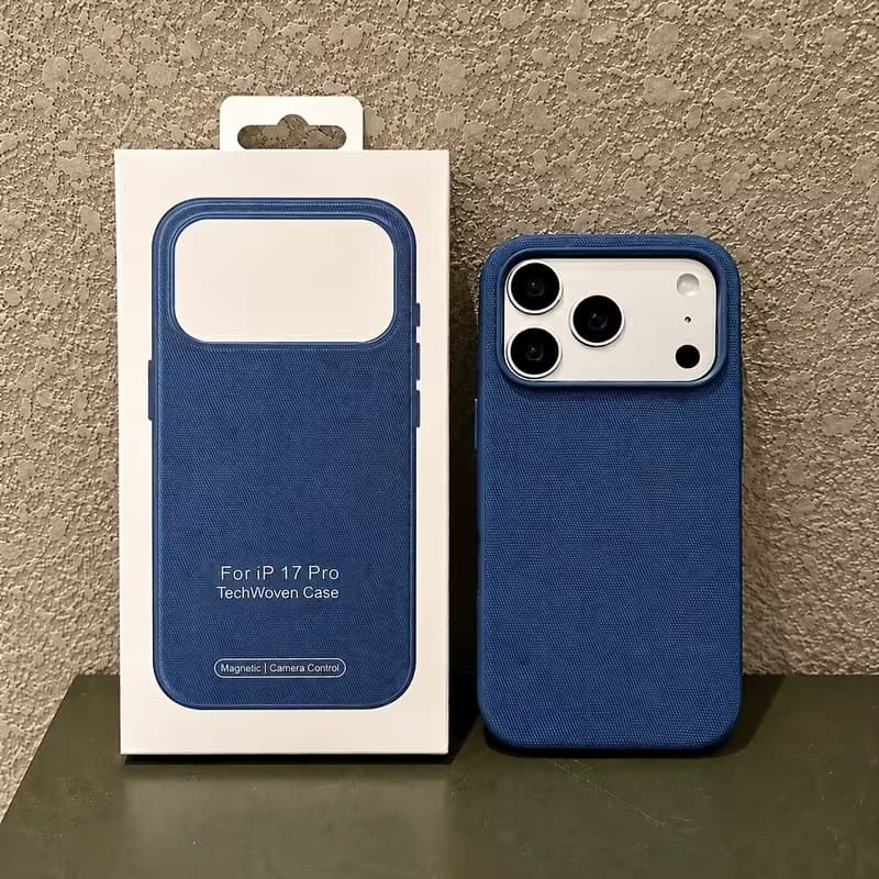 Woolen Case for iPhone 17 Pro Max / 18 Pro Max Blue