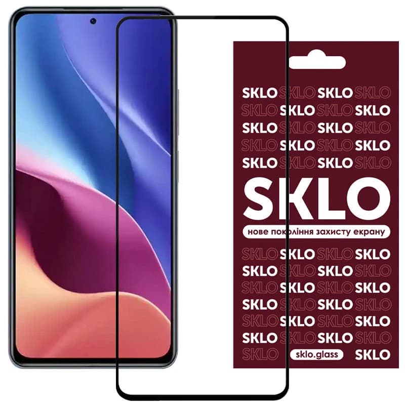 Захисне скло SKLO 3D для Xiaomi Redmi Note 14 5G / Poco M7 Pro 5G Black