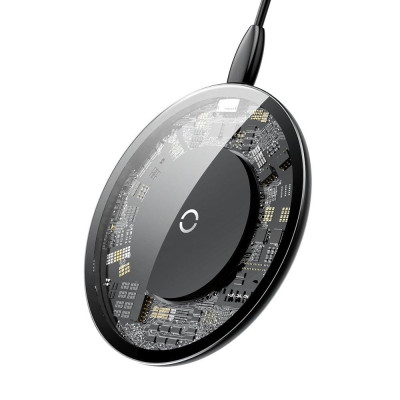 Бездротовий зарядний пристрій Baseus Simple Crystal (CCALL-AJK01)