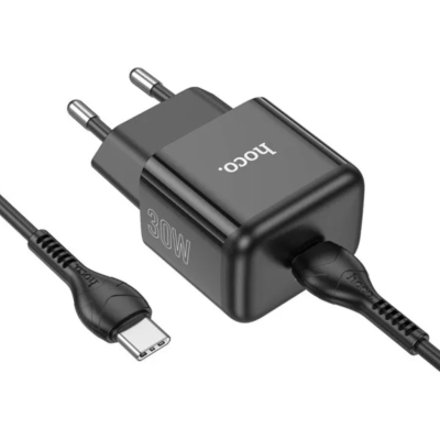 Мережевий зарядний пристрій Hoco N32 Glory PD30W + Type-C - Type-C Black