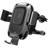 Автомобильный держатель для смартфона Baseus Smart Vehicle Car Wireless Charger Black