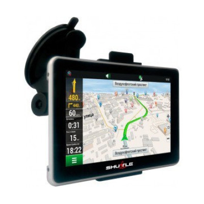 GPS навігатор Shuttle PNA-5028 Black