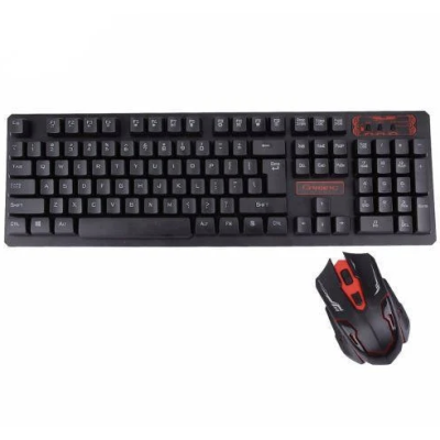 Комплект Бездротові (клавіатура + миша) HK-6500 Black