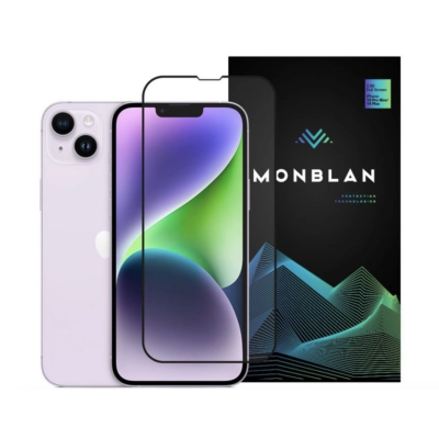 Захисне скло Monblan для iPhone 13/13 pro/ 14 2.5D Anti Static 0.26mm Black