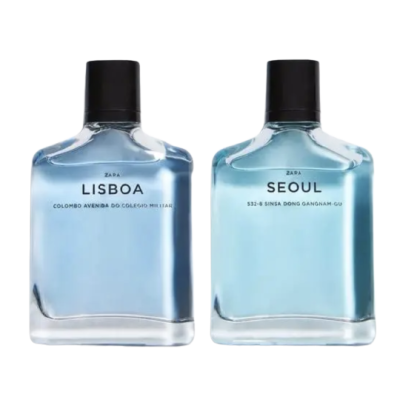 Туалетна вода для чоловіків ZARA Комплект Seoul + Lisboa 2×80ml
