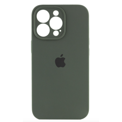 Чохол Silicone Case Full Camera Protective (AA) для Apple iPhone 13 Pro Max (6.7") (Cyprus green)