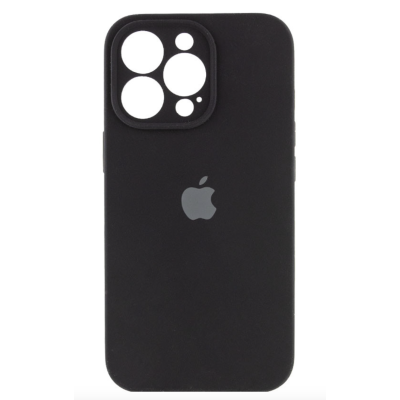 Чохол Silicone Case Full Camera Protective (AA) для Apple iPhone 13 Pro Max (6.7") (Black)