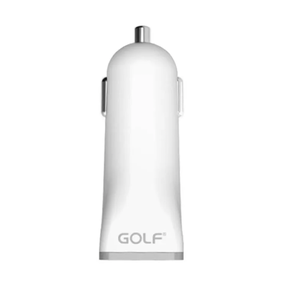 Автомобільний зарядний пристрій GOLF GF-C1 Car charger 1USB 1A White