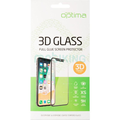 Захисне скло Optima 3D for iPhone X/XS Black