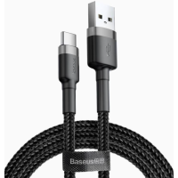 Кабель USB Type-C Baseus USB Cabel to USB-C Cafule 1m Grey/Black