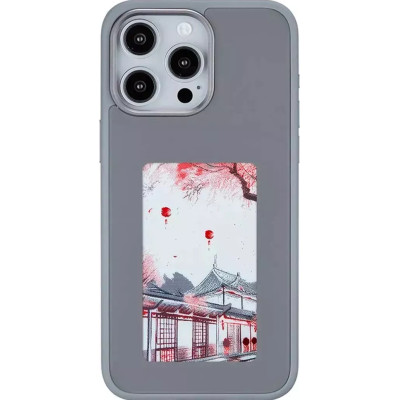 Чохол для смартфона Ink Show E-ink Screen Case для Apple iPhone 15 Pro Max Titanium