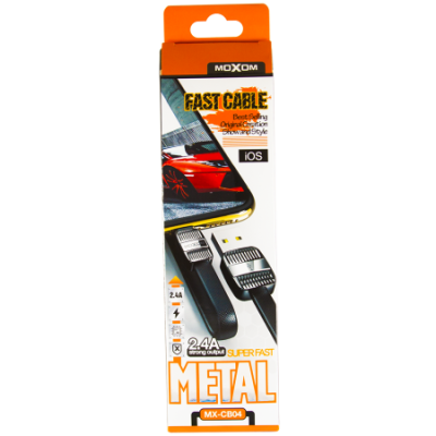 Кабель USB MOXOM (MX-CB04) Black