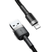 Кабель Baseus Cafule Cable Type-C to iP PD 18W 1m Gray+Black Type-C Lightning 2.1 A 1m Black-Grey