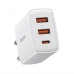 Мережевий зарядний пристрій Baseus Compact Quick Charger 2U+C 30W EU White