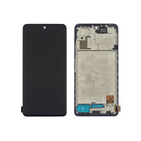 Дисплей для Xiaomi Redmi Note 10 Pro з чорним тачскріном з корпусною рамкою OLED