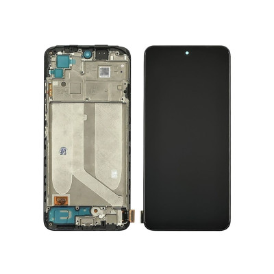 Дисплей для Xiaomi Redmi Note 10/ 10s з чорним тачскріном з корпусною рамкою OLED