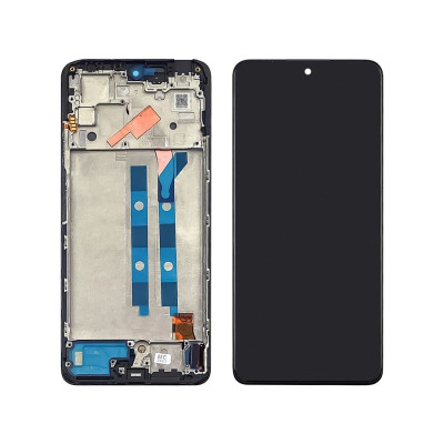 Дисплей для Xiaomi Redmi Note 11 Pro з чорним тачскріном з корпусною рамкою OLED