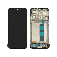 Дисплей для Xiaomi Redmi Note 12 (4G) з чорним тачскріном з корпусною рамкою IPS
