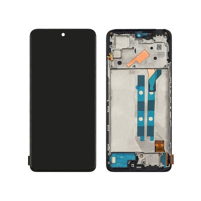 Дисплей для Xiaomi Redmi Note 12 Pro (4G) з чорним тачскріном з корпусною рамкою OLED