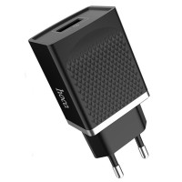 Мережевий зарядний пристрій Hoco C42A QC 3.0 Black