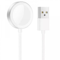 Безпровідний зарядний пристрій HOCO CW39 iWatch USB White