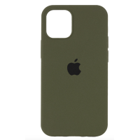 Чохол Silicone Case Full Protective (AA) для Apple iPhone 15 (6.1") (Dark Olive)