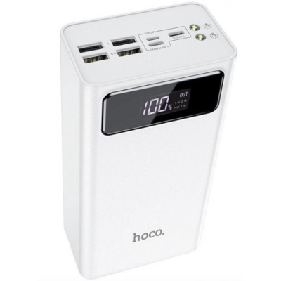 Зовнішній акумулятор (Power Bank) Hoco J65B 50000mAh White