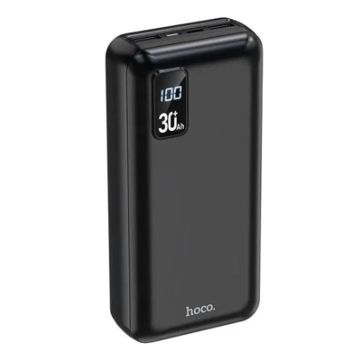 Зовнішній акумулятор (Power Bank) Hoco DB34B 30000mAh QC3.0 PD22,5W Black