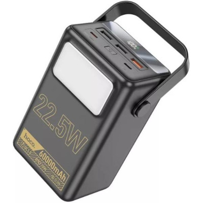 Зовнішній акумулятор (Power Bank) Hoco J110 60000mAh Powerful 22.5W Black