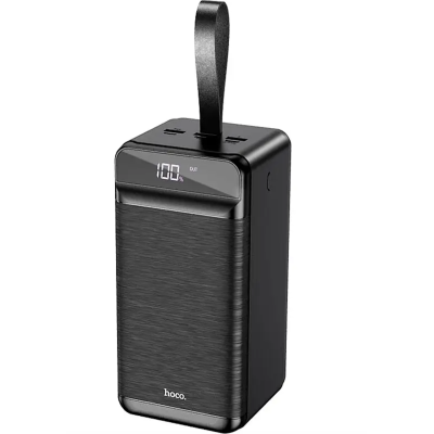 Зовнішній акумулятор (Power Bank) Hoco db31 60000mah Black
