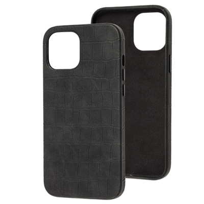 Чехол Шкіряний Croco Leather для Apple iPhone 13 Pro Max (6.7")