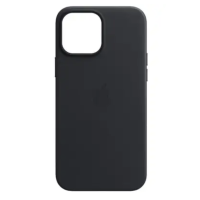 Чохол Шкіряний Leather case (AA) with MagSafe для Apple iPhone 14 Black