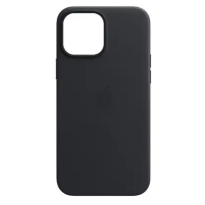 Чохол Шкіряний Leather case (AA) with MagSafe для Apple iPhone 14 Black