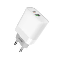 Мережевий зарядний пристрій XO L64 White + Apple Lightning