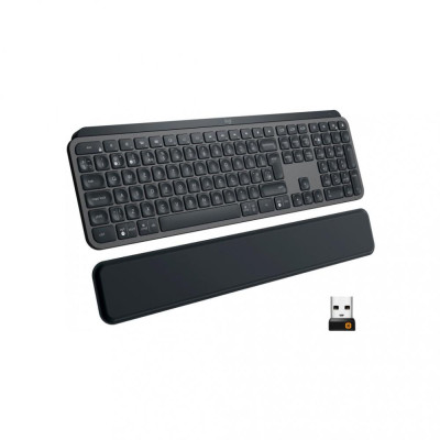 Клавіатура Logitech MX Keys Plus Advanced Wireless Illuminated Keyboard with Palm Rest Graphite (920