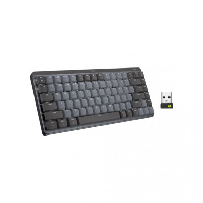 Клавіатура Logitech MX Mechanical Mini Clicky Wireless Illuminated Graphite (920-010782)