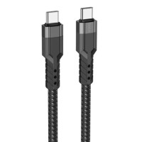 Кабель HOCO U110 Type-C - Type-C 60W (1,2М) Black