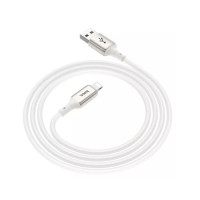 Кабель HOCO X66 USB - Lightning (1М)  White