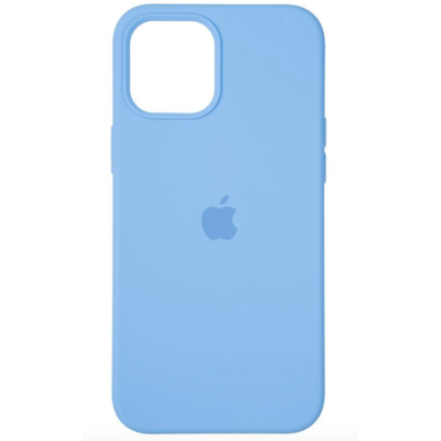 Чохол Apple Silicone Case Soft for iPhone 12 Pro Max Marine Blue