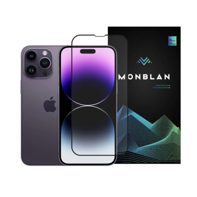 Захисне скло Monblan для iPhone 14 Pro 2.5D Anti Static 0.26mm Black