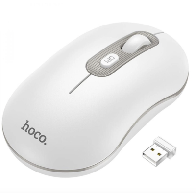 Миша Безпровідна Hoco GM21 White-Grey
